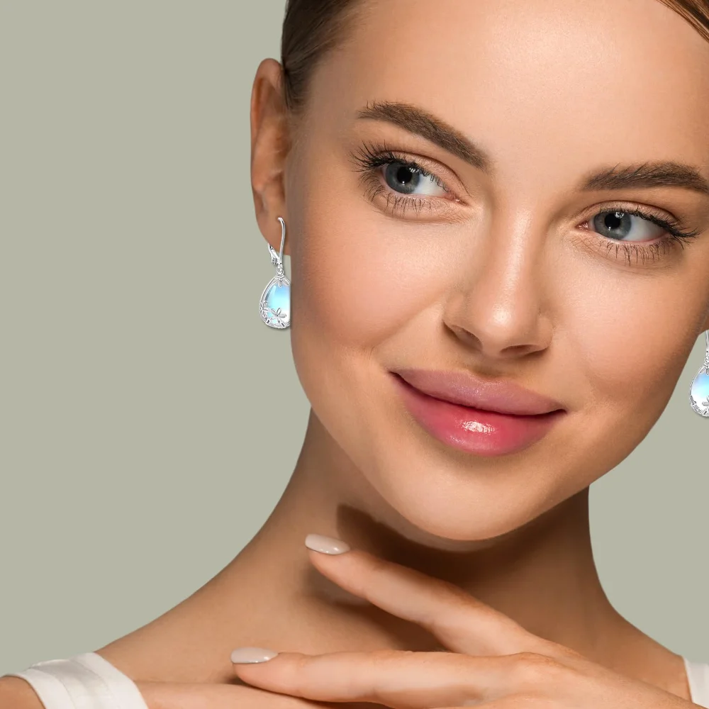 EVERU Moonstone Drop Earrings